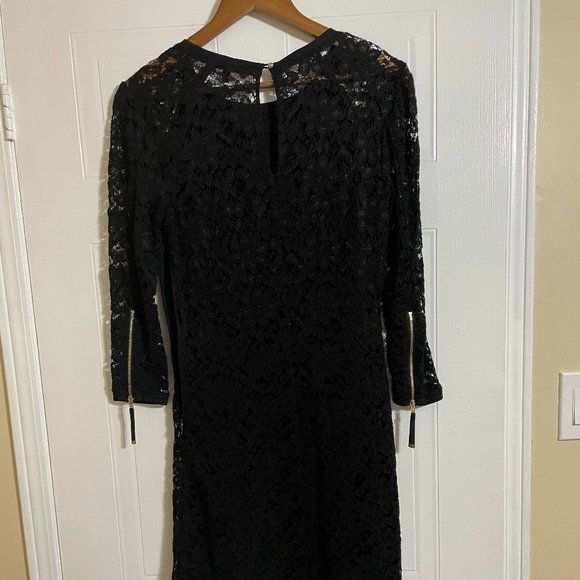 Juicy Couture Black Lace Overlay Dress - Picture 9 of 10
